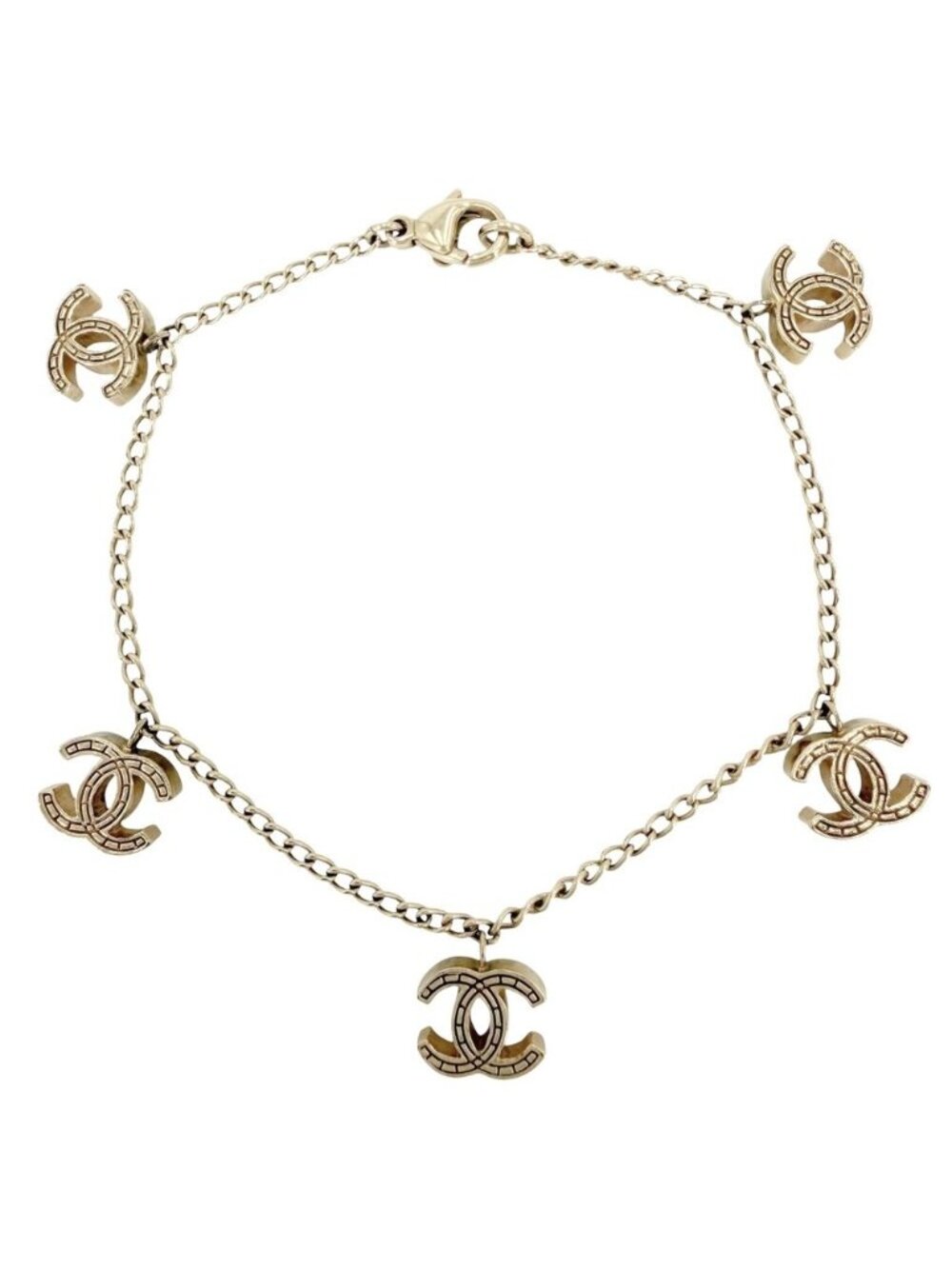 Chanel Bracelet CC Logo Coco Gold 03P